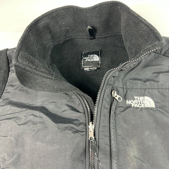 The North Face TNF Denali Jacket Women's Medium Black Polortec Full Zip Fleece - Picture 6 of 16